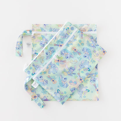 Bumkins Sale | Wet Bag + Wet/Dry Clutch Set: Aloha Stitch
