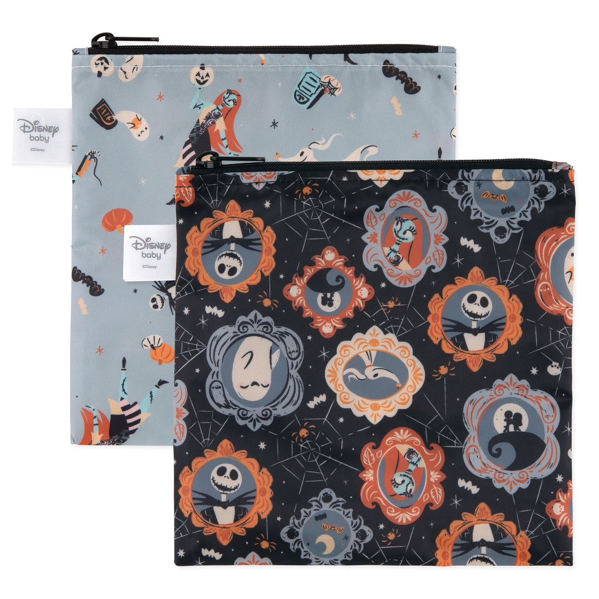 Bumkins Quality | Reusable Snack Bag, Large 2 Pack: Everyday Is Halloween