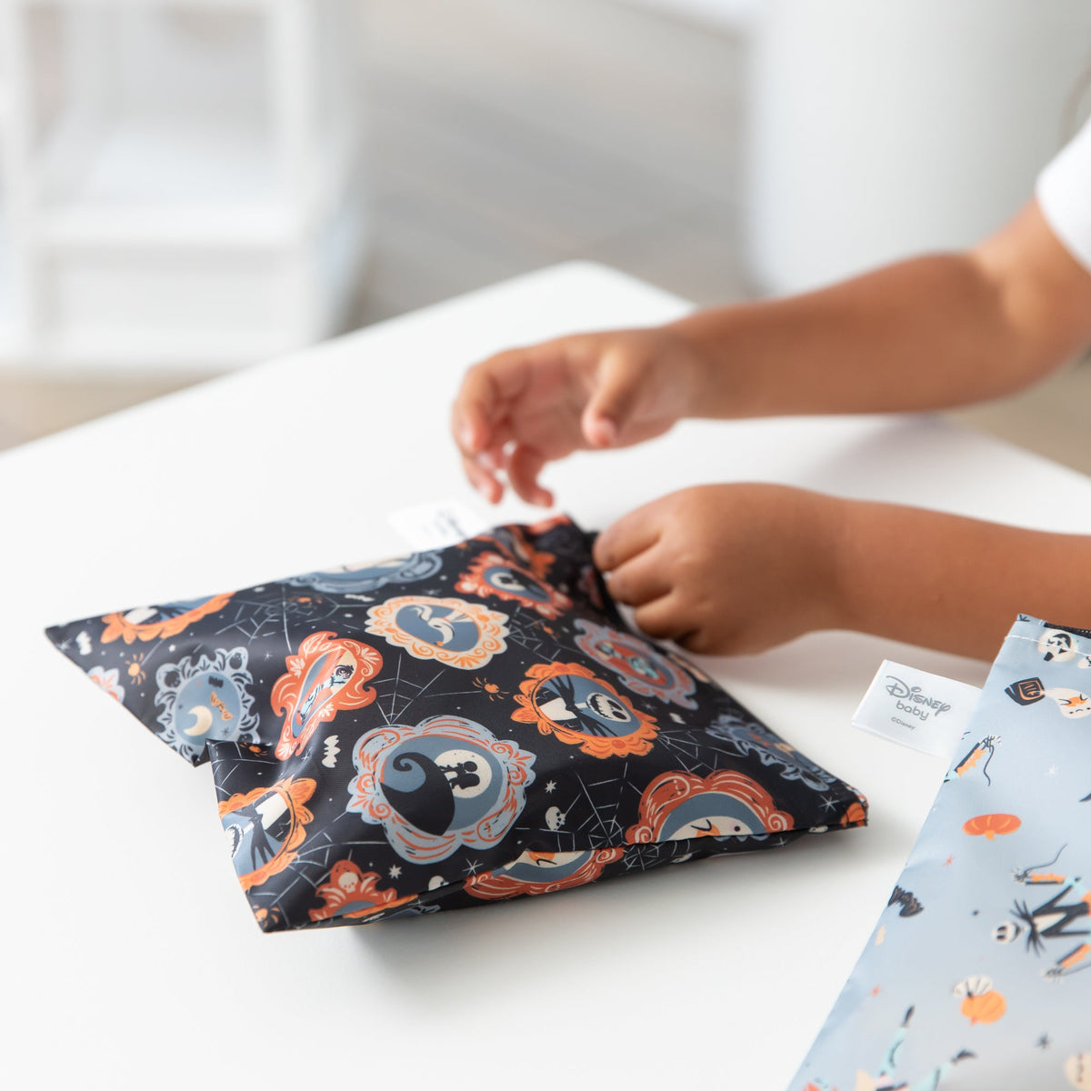 Bumkins Quality | Reusable Snack Bag, Large 2 Pack: Everyday Is Halloween
