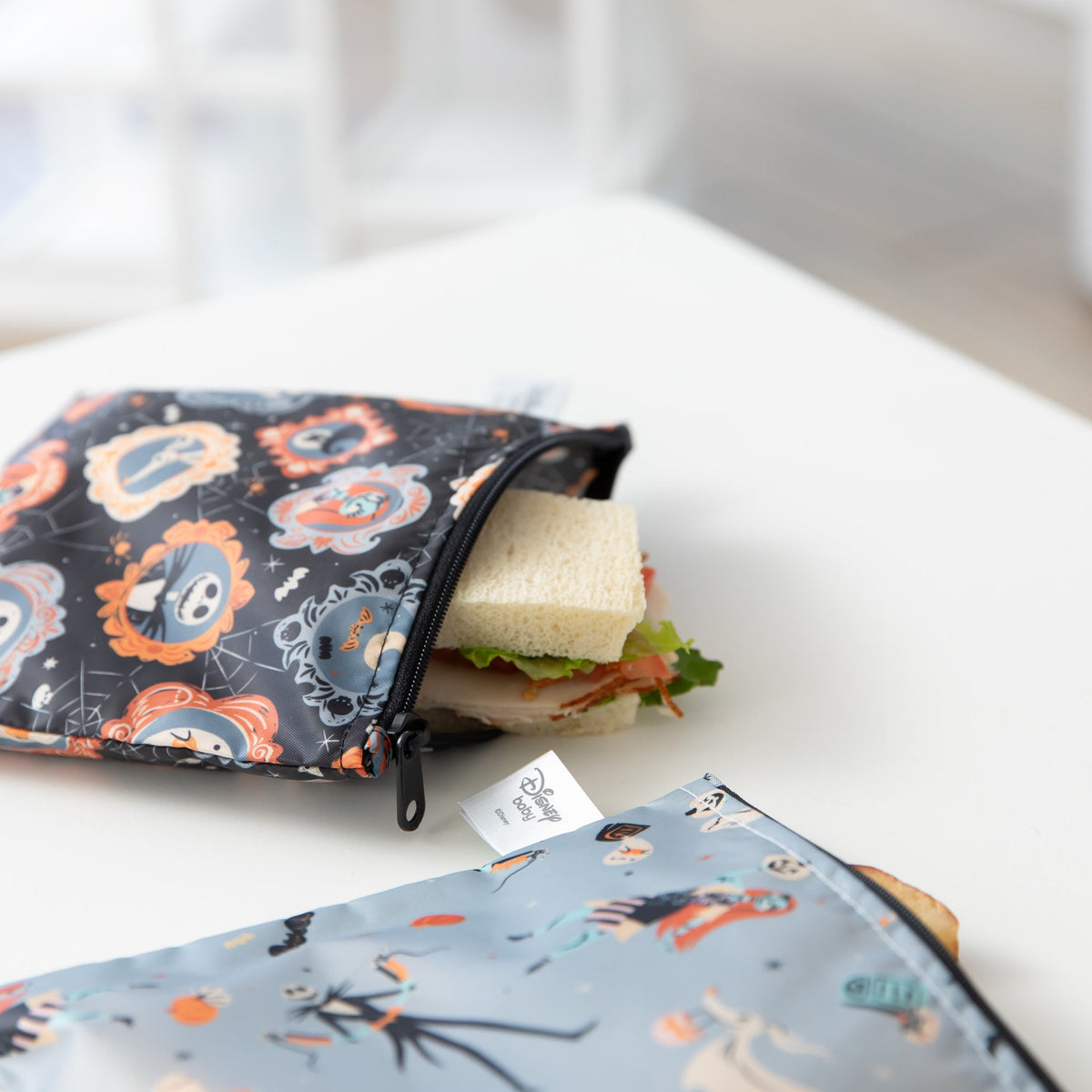 Bumkins Quality | Reusable Snack Bag, Large 2 Pack: Everyday Is Halloween