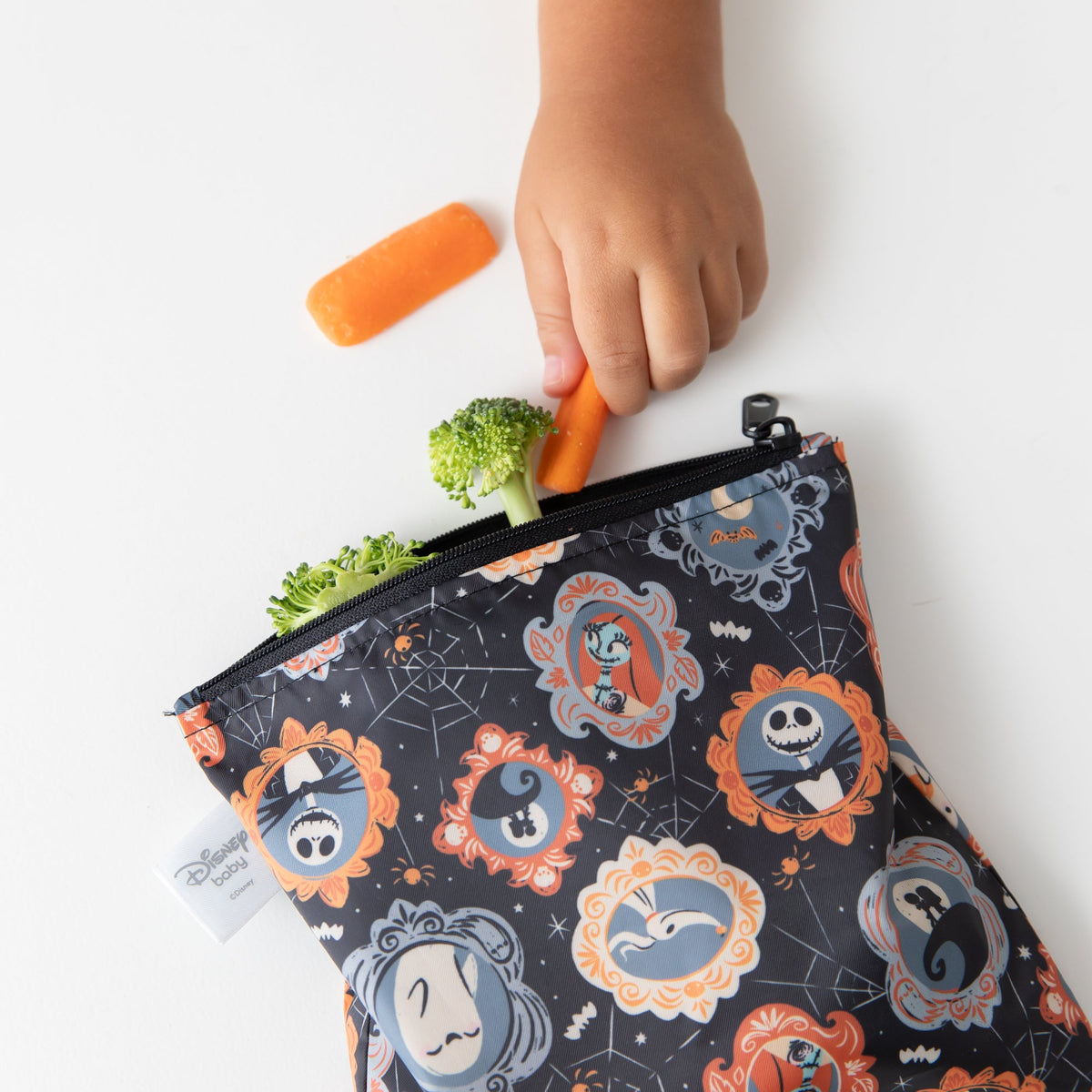 Bumkins Quality | Reusable Snack Bag, Large 2 Pack: Everyday Is Halloween
