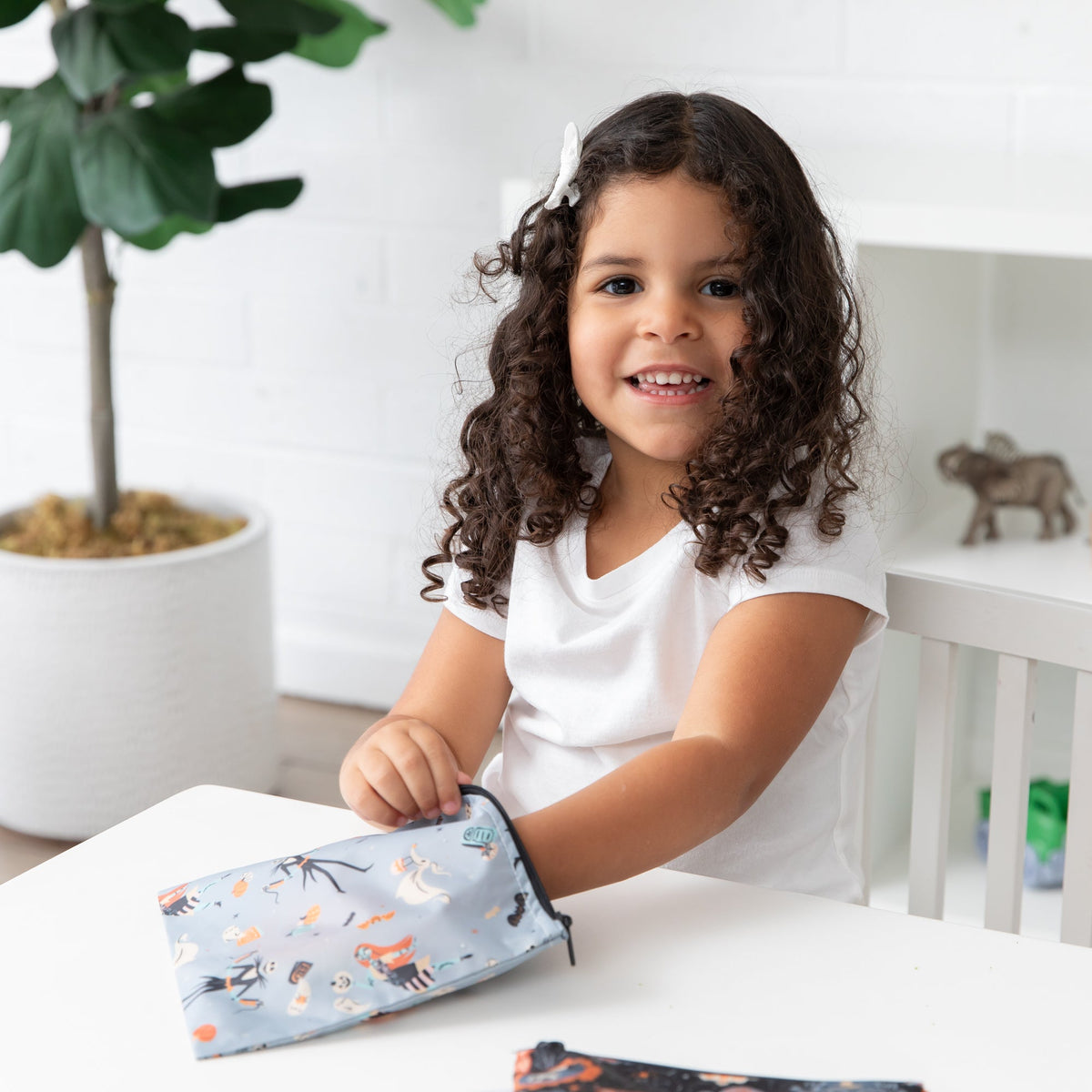 Bumkins Quality | Reusable Snack Bag, Large 2 Pack: Everyday Is Halloween