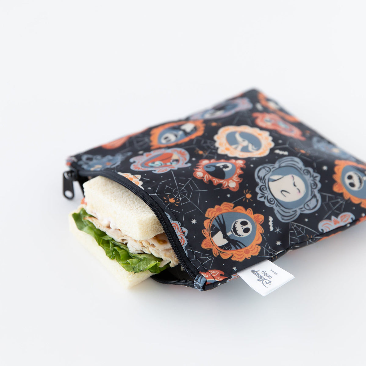 Bumkins Quality | Reusable Snack Bag, Large 2 Pack: Everyday Is Halloween