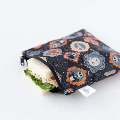 Bumkins Quality | Reusable Snack Bag, Large 2 Pack: Everyday Is Halloween