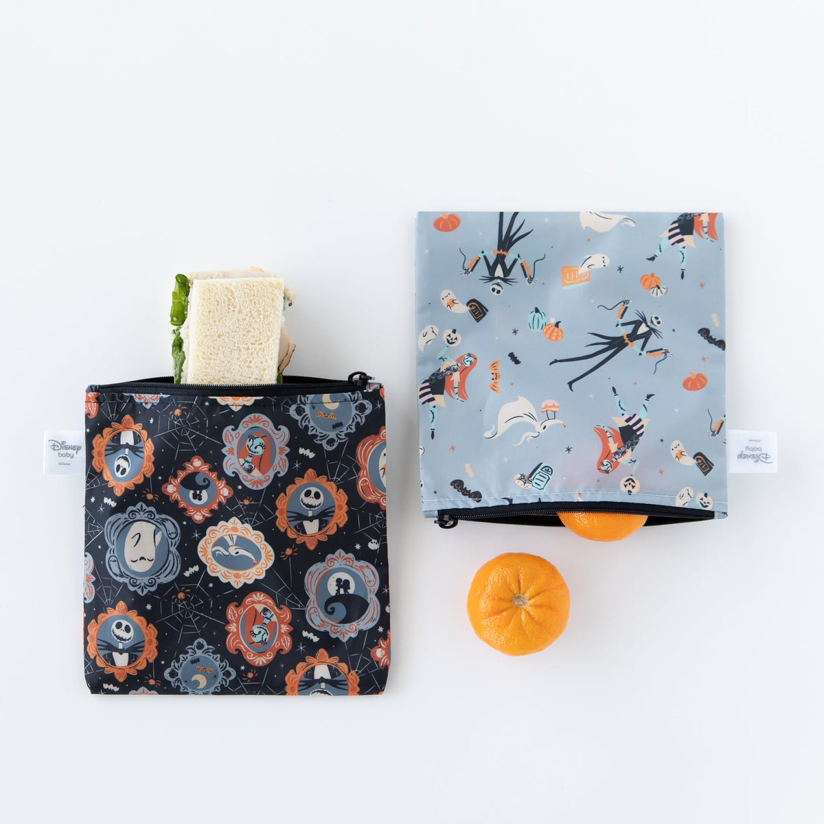 Bumkins Quality | Reusable Snack Bag, Large 2 Pack: Everyday Is Halloween