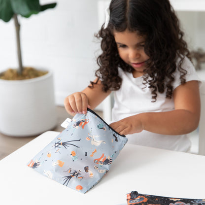 Bumkins Quality | Reusable Snack Bag, Large 2 Pack: Everyday Is Halloween
