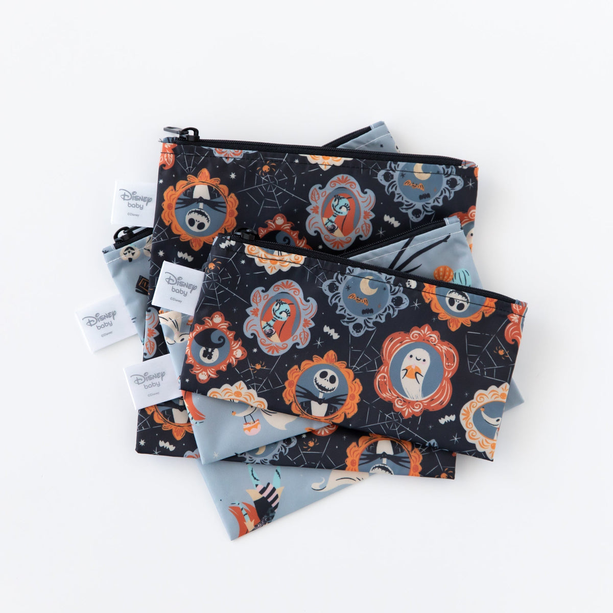 Bumkins Quality | Reusable Snack Bag, Large 2 Pack: Everyday Is Halloween