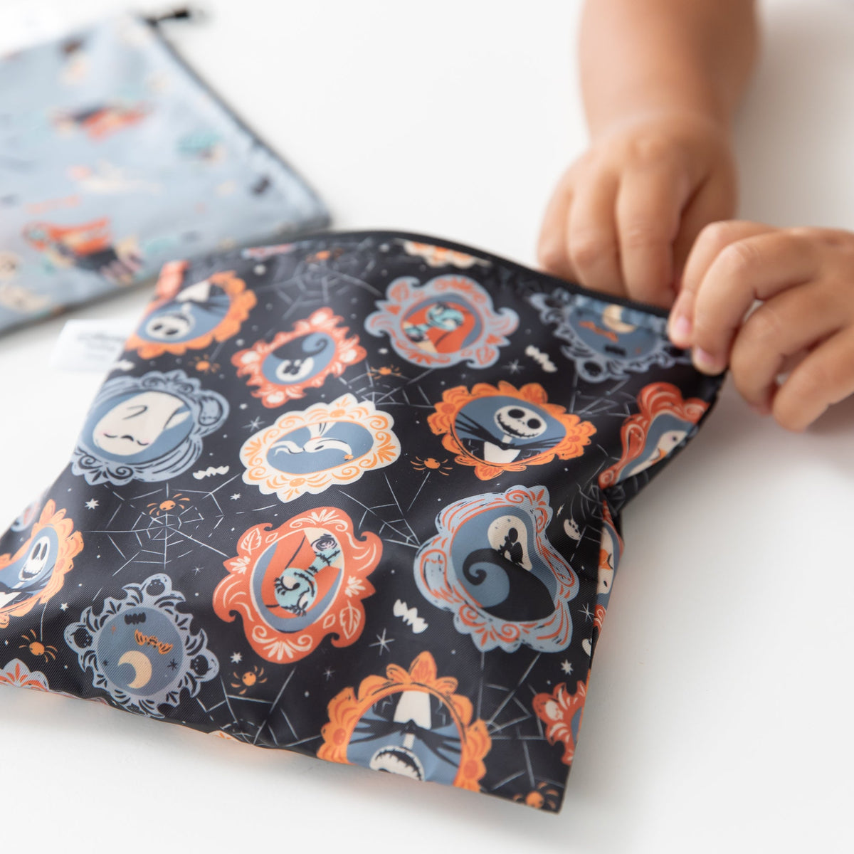 Bumkins Quality | Reusable Snack Bag, Large 2 Pack: Everyday Is Halloween