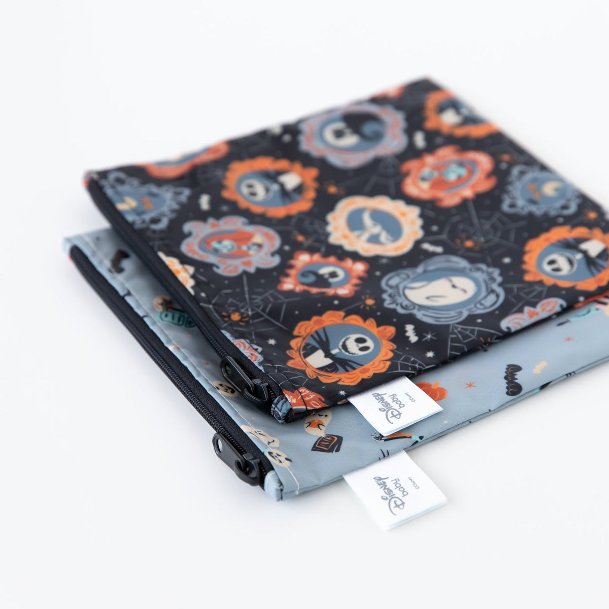 Bumkins Quality | Reusable Snack Bag, Large 2 Pack: Everyday Is Halloween