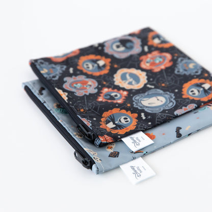 Bumkins Quality | Reusable Snack Bag, Large 2 Pack: Everyday Is Halloween