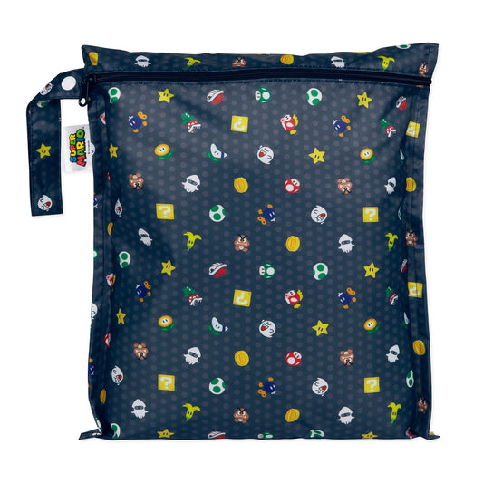 Bumkins Hot Sale | Cool Mario Waterproof Wet Bag For Home or On-the-go