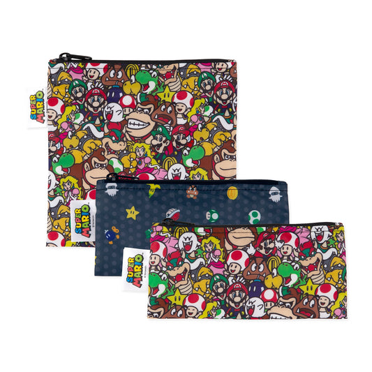 Bumkins Hot Sale | Reusable Super Mario Bags For Snacks, Toys & More!