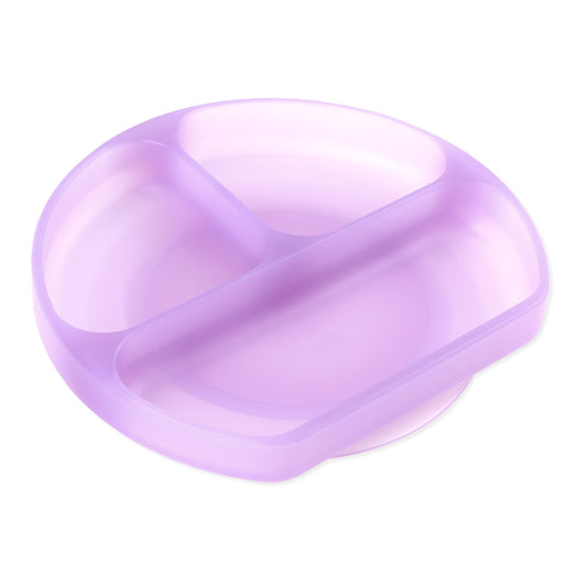 Bumkins Special Offer | Purple Jelly Silicone Suction Grip Dish for Toddlers, Babies