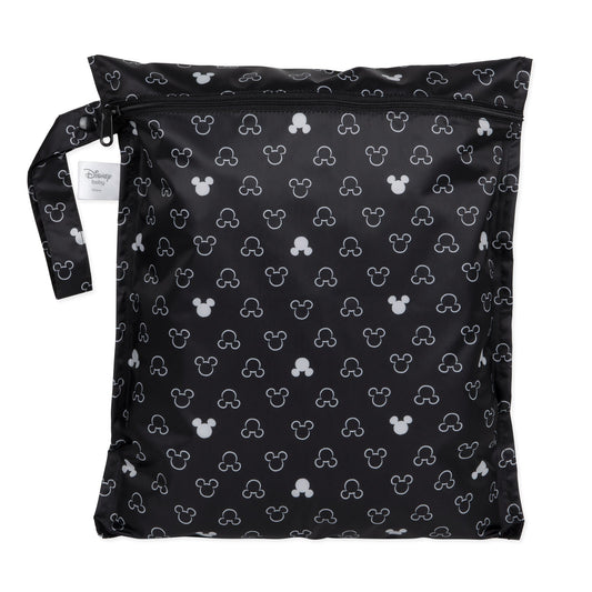 Bumkins Customer Favorite | Mickey Mouse Reusable Wet Bag, Travel Bag, Waterproof Fabric Baby