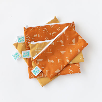 Bumkins Quality | Reusable Snack Bag 4 Pack: Desert Boho