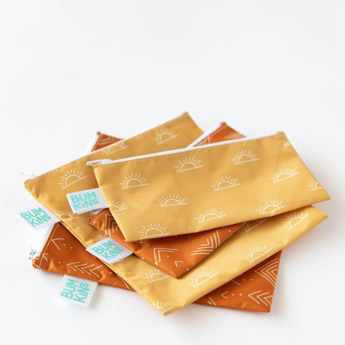 Bumkins Quality | Reusable Snack Bag 4 Pack: Desert Boho