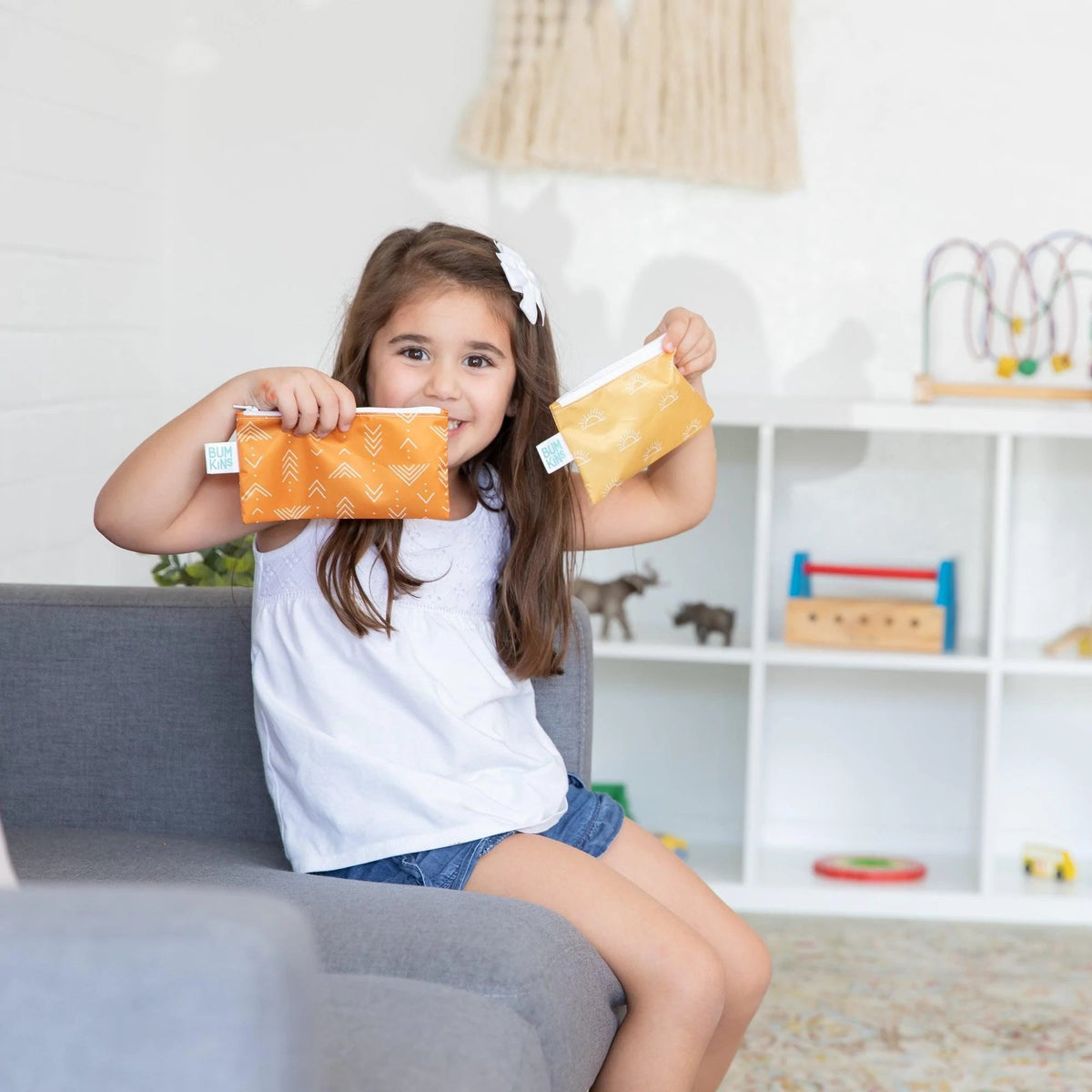 Bumkins Quality | Reusable Snack Bag 4 Pack: Desert Boho